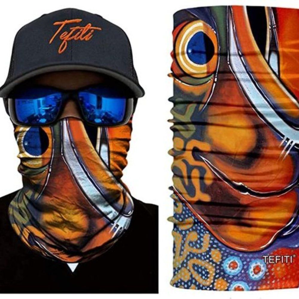 NEW Tefiti 3D Face Scarf Magic Scarf Bandana Balaclava Headband Neck Gaiter